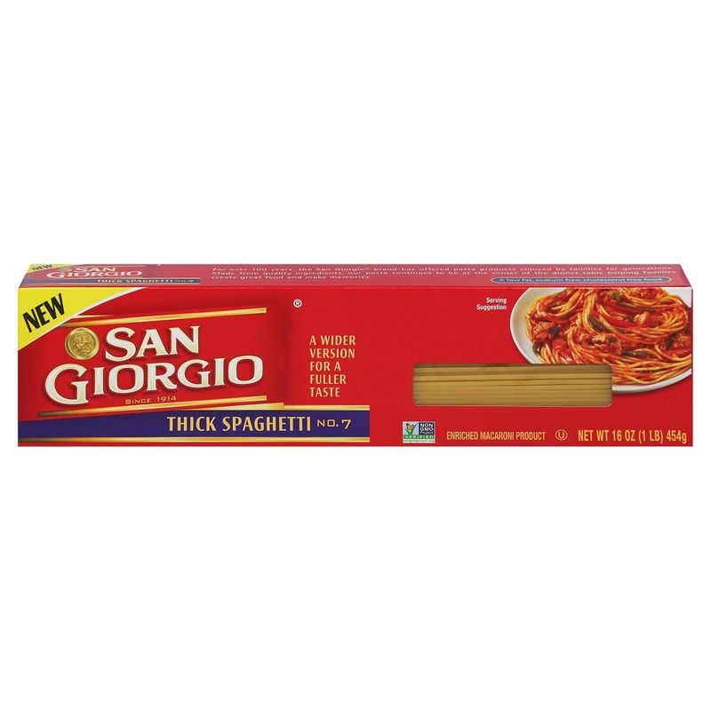 San Giorgio Thick Spaghetti No. 7 Pasta, 16 oz