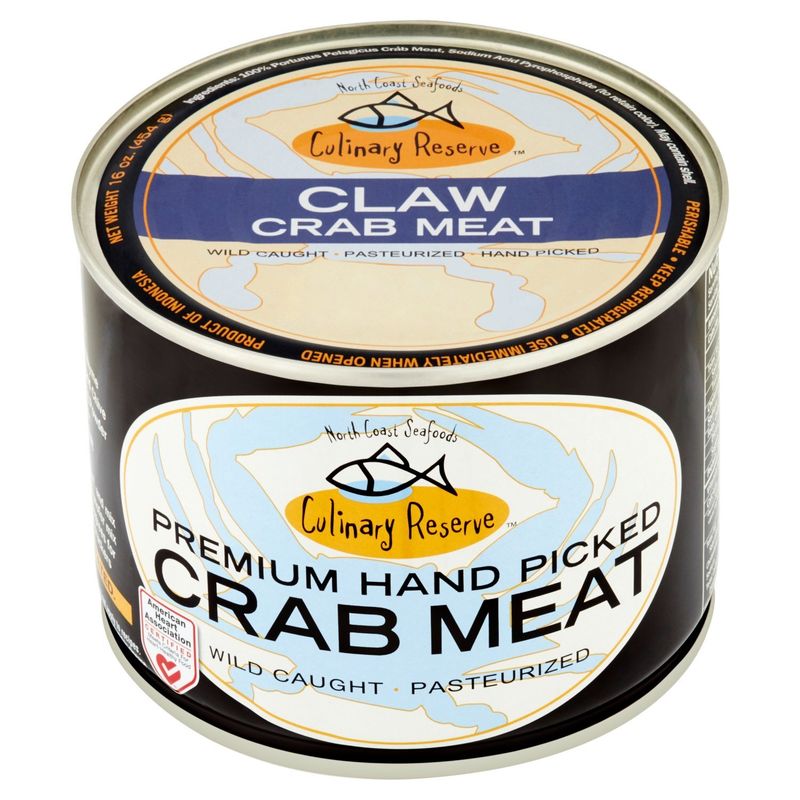 North Coast Seafoods Culinary Reserve Premium Hand Picked Claw Crab Meat, 16 oz