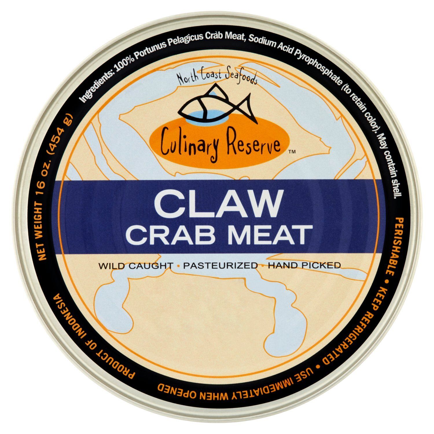 North Coast Seafoods Culinary Reserve Premium Hand Picked Claw Crab Meat, 16 oz