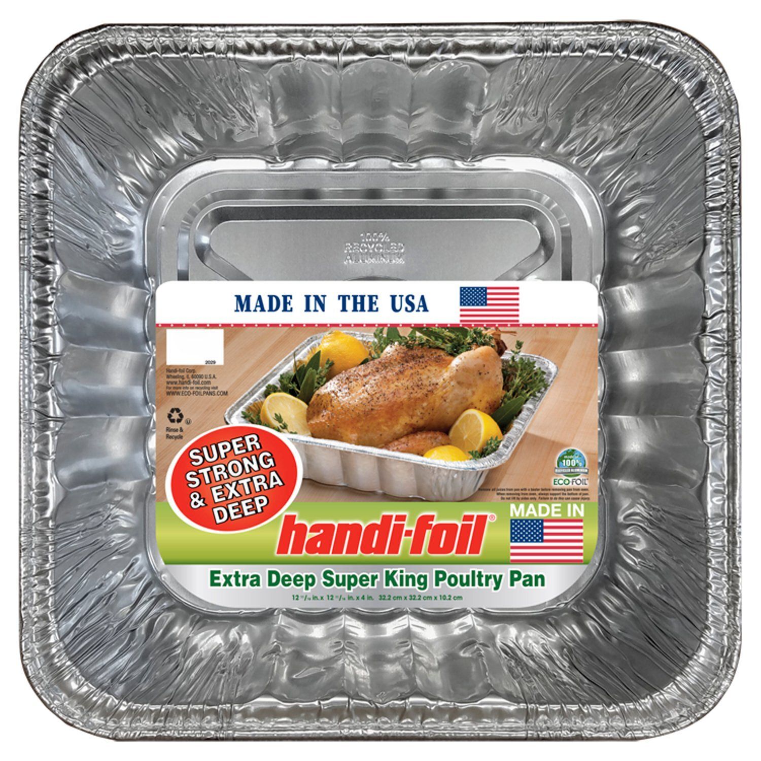 Handi Foil Extra Deep Super King Poultry Pan