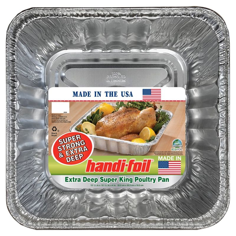 Handi Foil Extra Deep Super King Poultry Pan