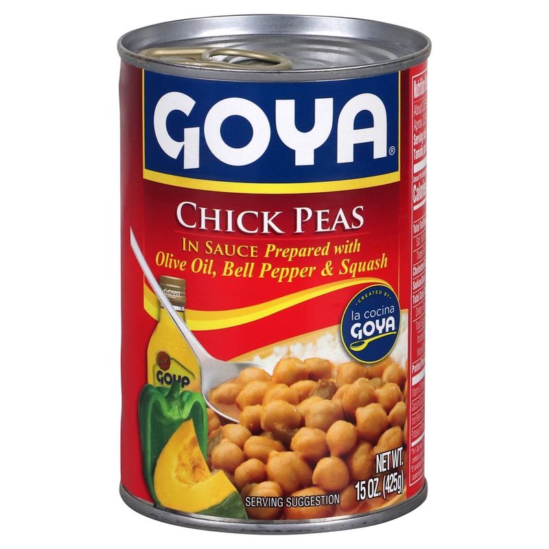 Goya Chick Peas in Sauce, 15 oz