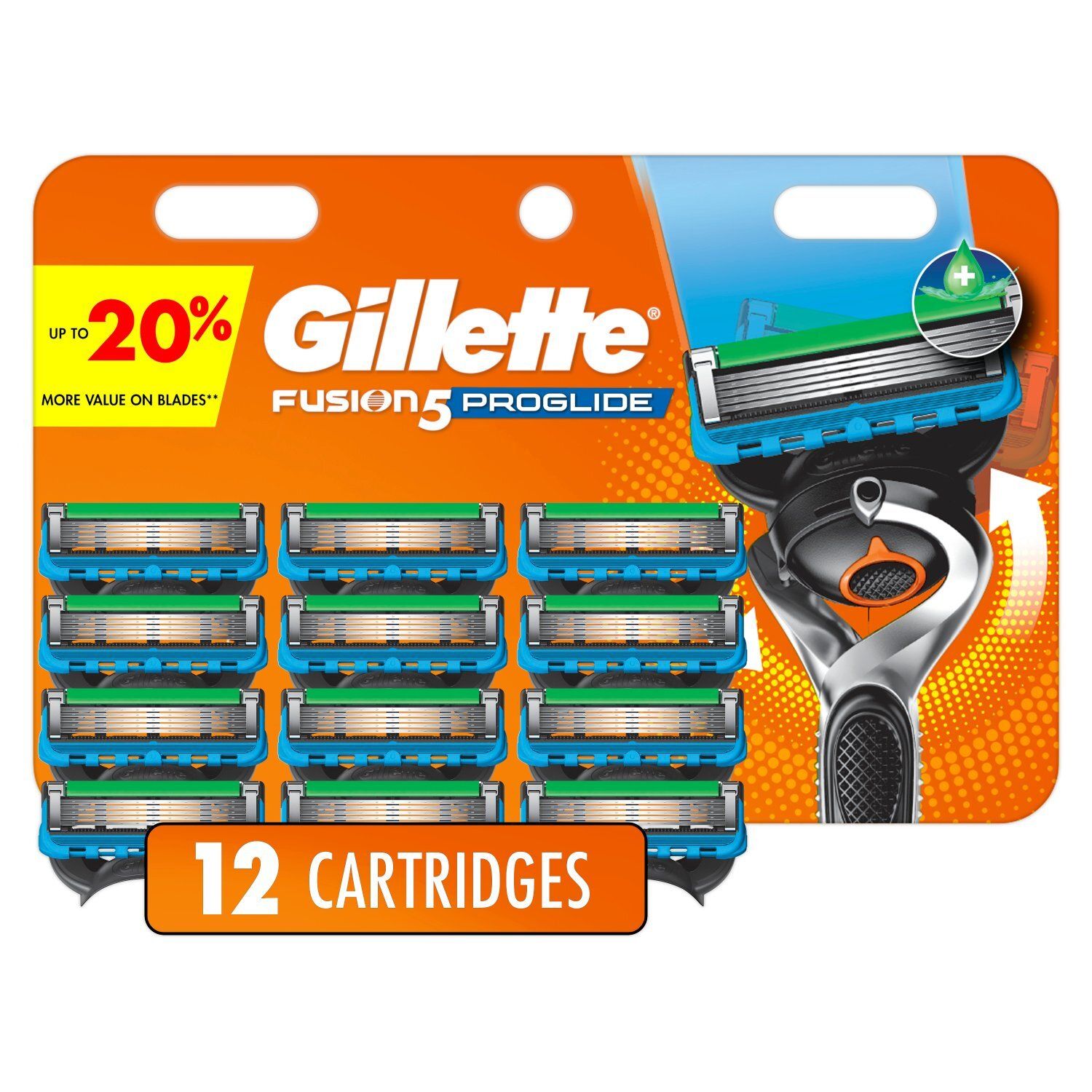 Gillette Fusion5 Proglide Cartridges, 12 count