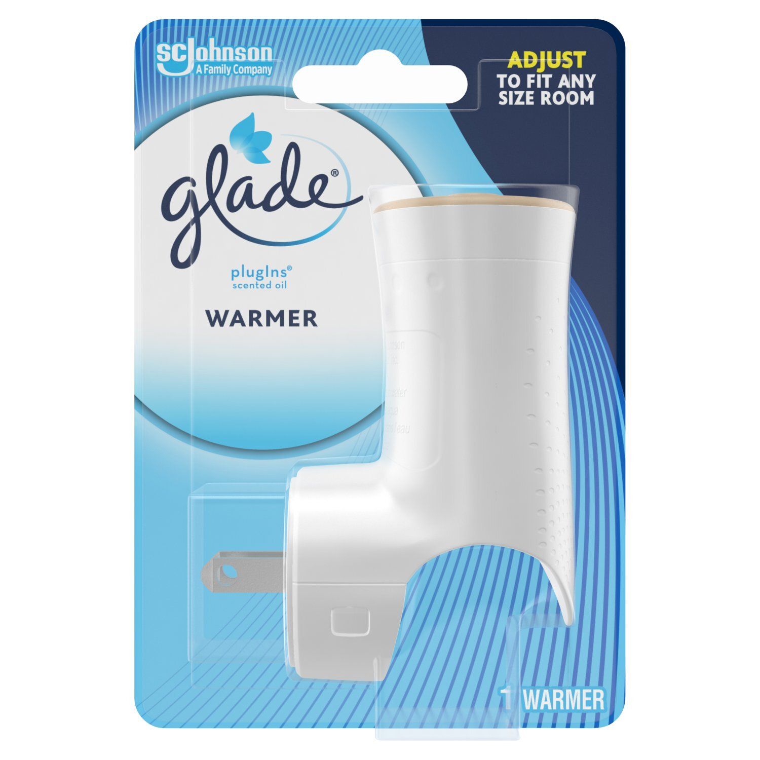 Glade PlugIns Scented Oil Warmer, Holds Essential Oil Infused Wall Plug In Refill
