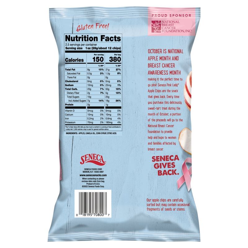 Seneca Pink Lady Apple Chips, 2.5 oz