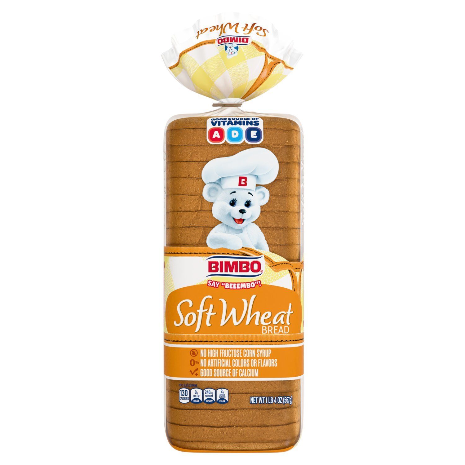 Bimbo Soft Wheat Bread, 1 lb 4 oz