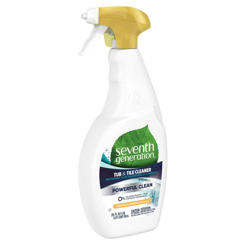Seventh Generation Emerald Cypress &amp; Fir Scent Tub &amp; Tile Cleaner, 26 fl oz