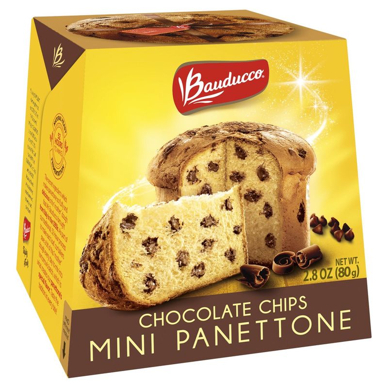 Bauducco Chocolate Chips Mini Panettone, 2.8 oz