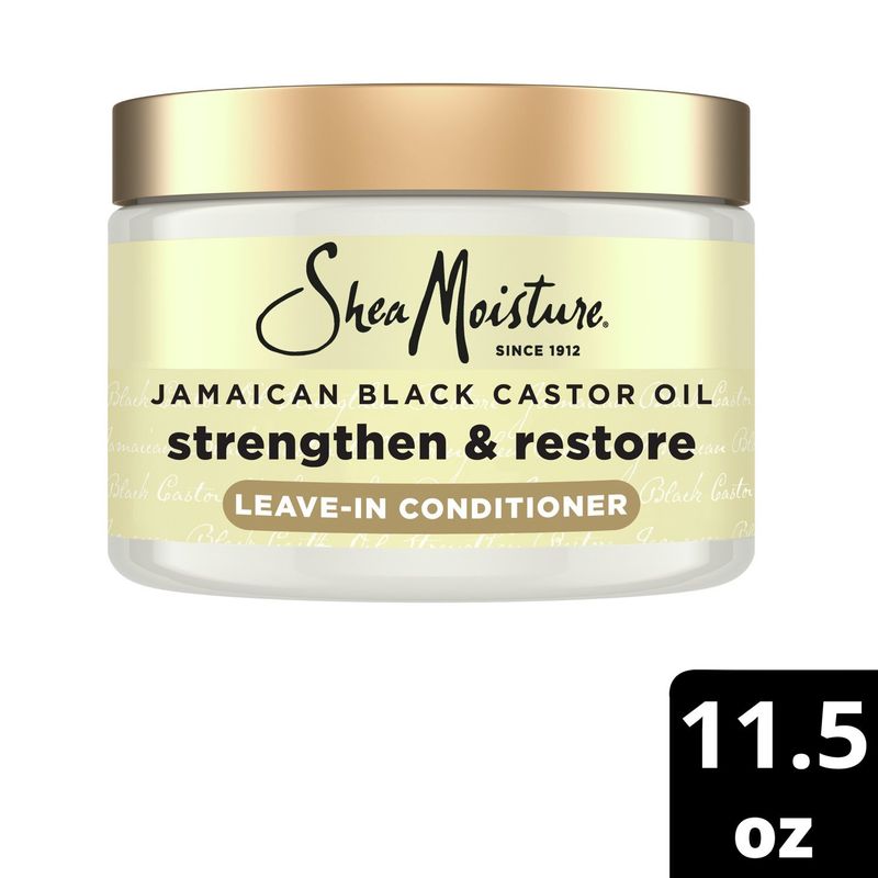 SheaMoisture Jamaican Black Castor Oil Strengthen &amp; Restore Leave-in Conditioner, 11.5 oz