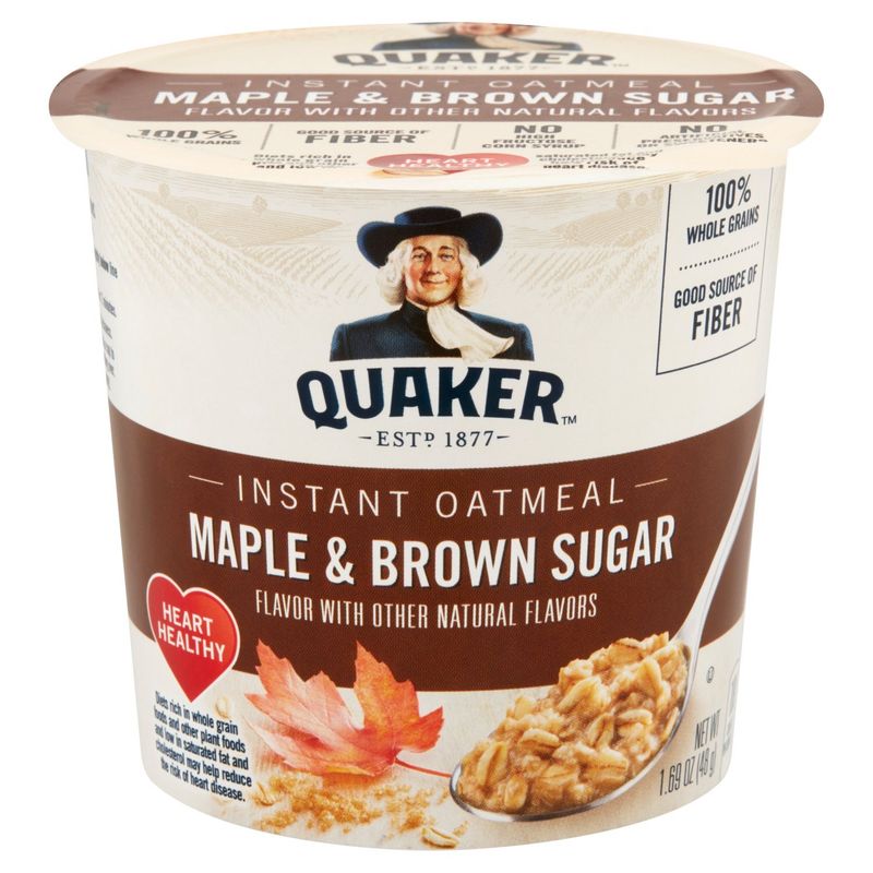 Quaker Maple &amp; Brown Sugar Instant Oatmeal, 1.69 oz