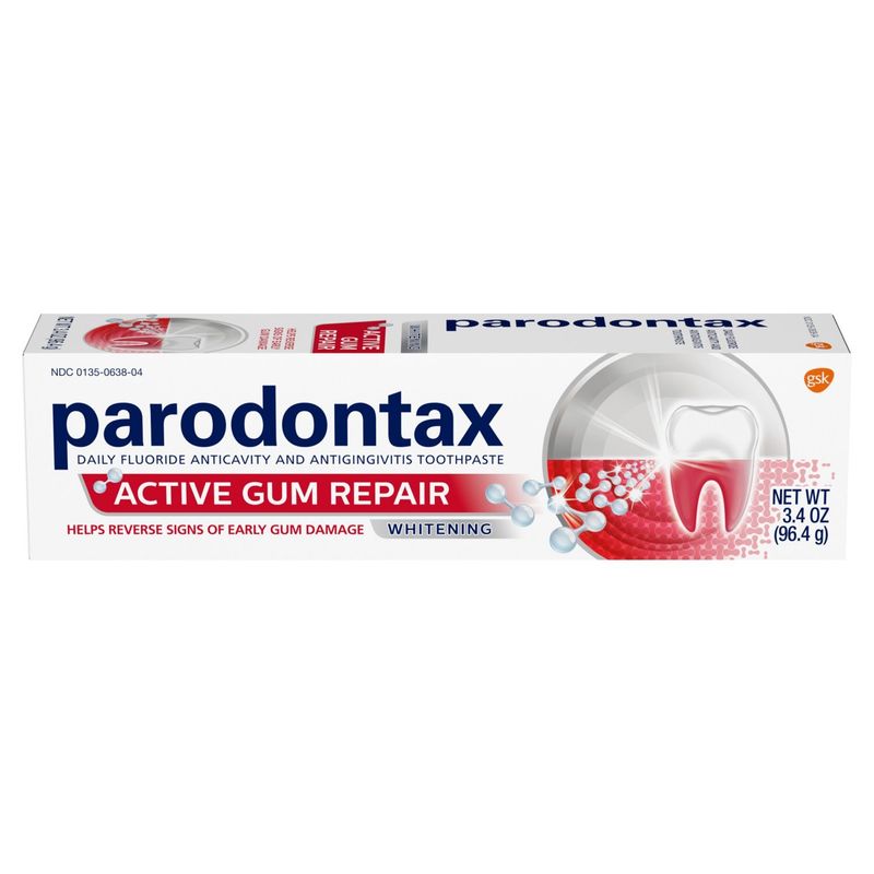 Parodontax Active Gum Repair Whitening Toothpaste, 3.4 oz