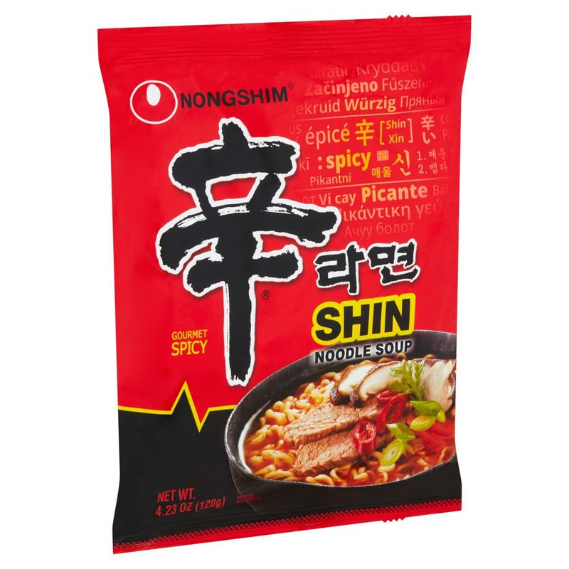 Nongshim Shin Gourmet Spicy Noodle Soup, 4.23 oz