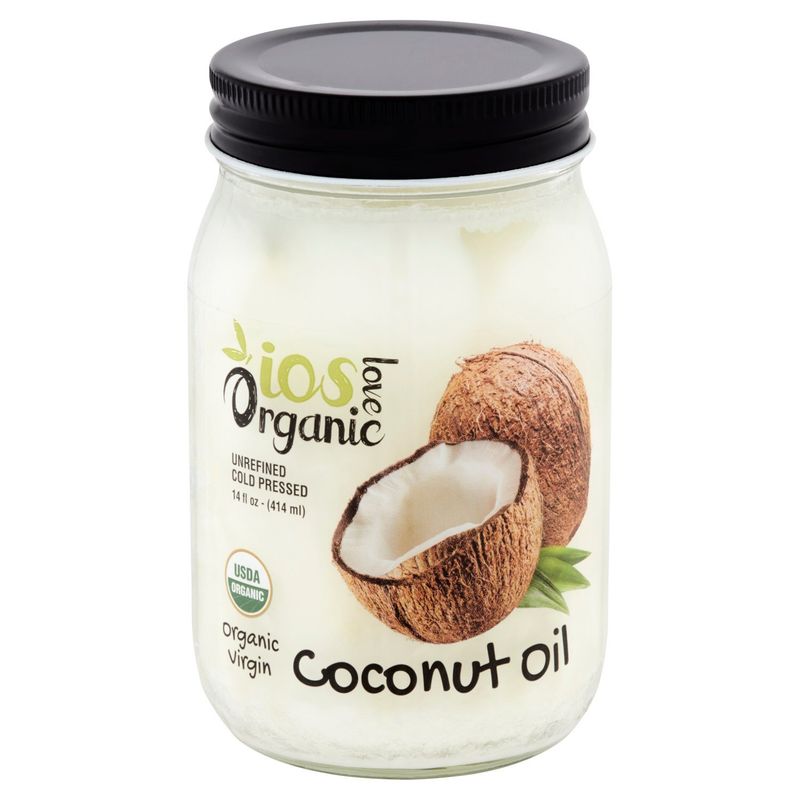 IOS Love Organic Virgin Coconut Oil, 14 fl oz