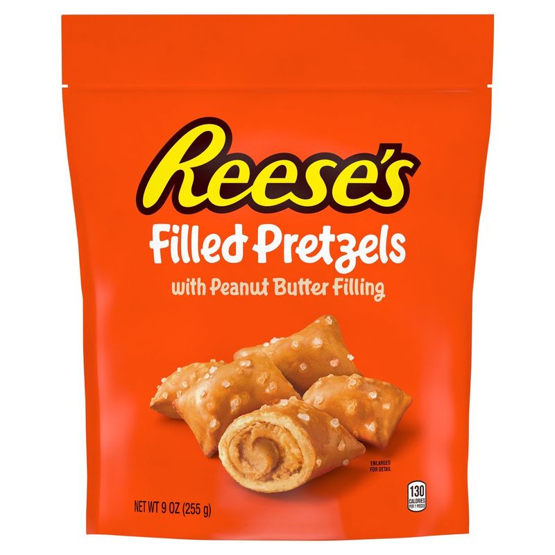 Reese's Filled Pretzels with Peanut Butter Filling, 9 oz