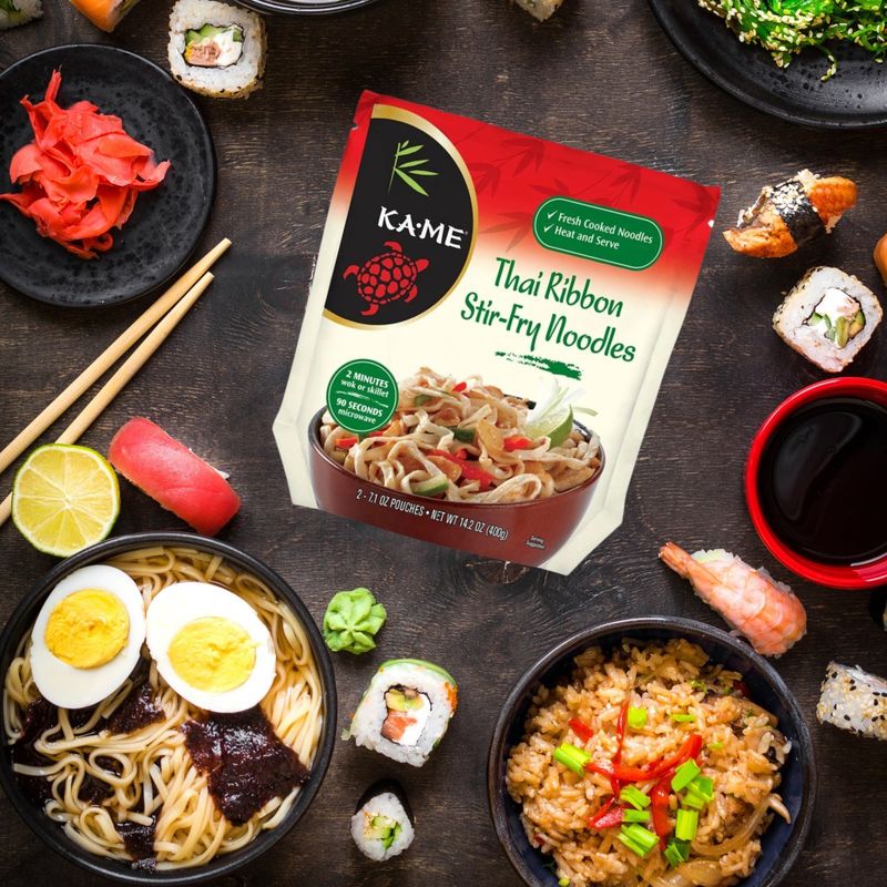 Ka-Me Thai Ribbon Stir-Fry Noodles, 7.1 oz, 2 count