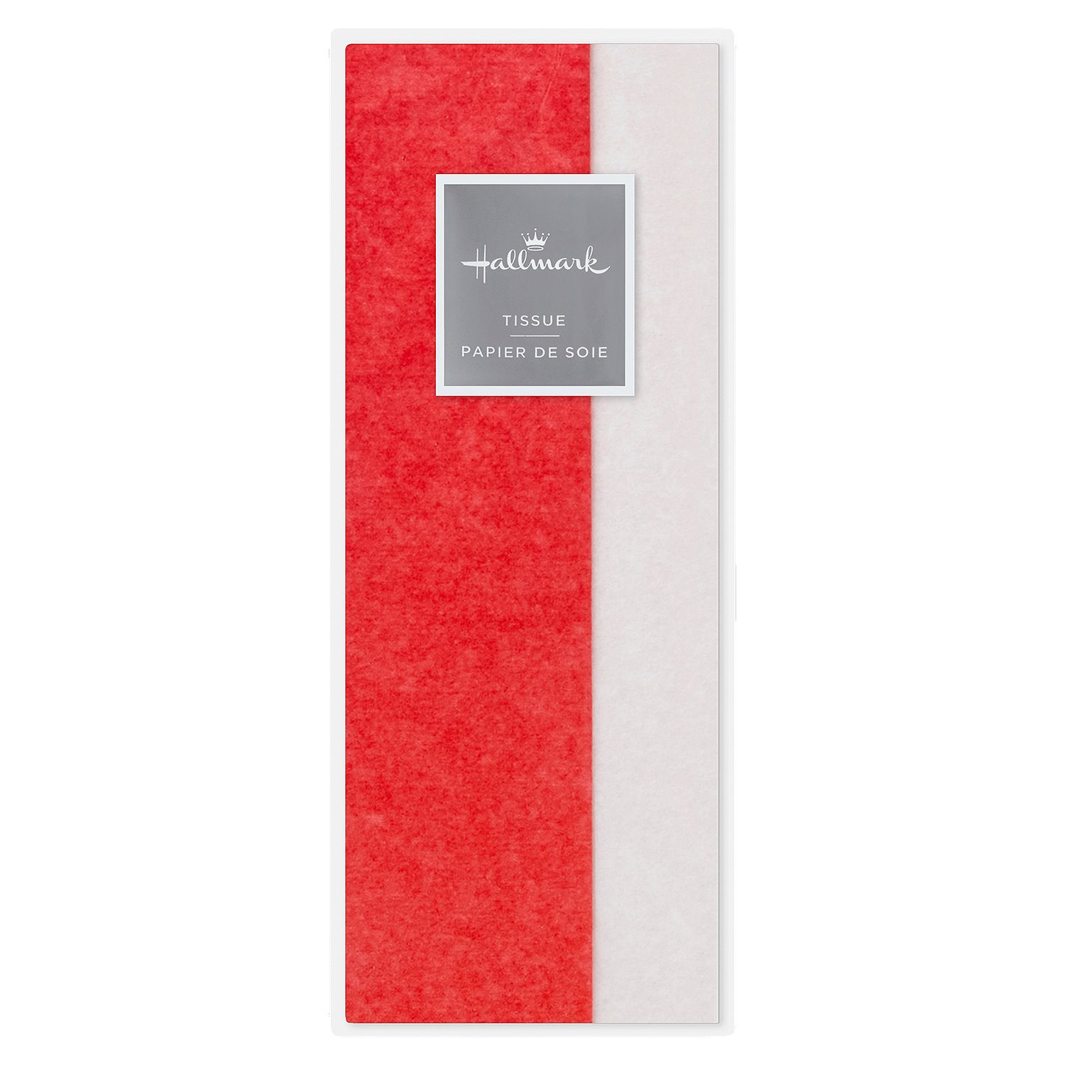 Hallmark Holiday Red and White Tissue Paper for Gift Wrap (6 sheets)