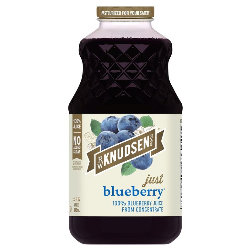 RW Knudsen Family Just Blueberry Juice, 32 fl oz