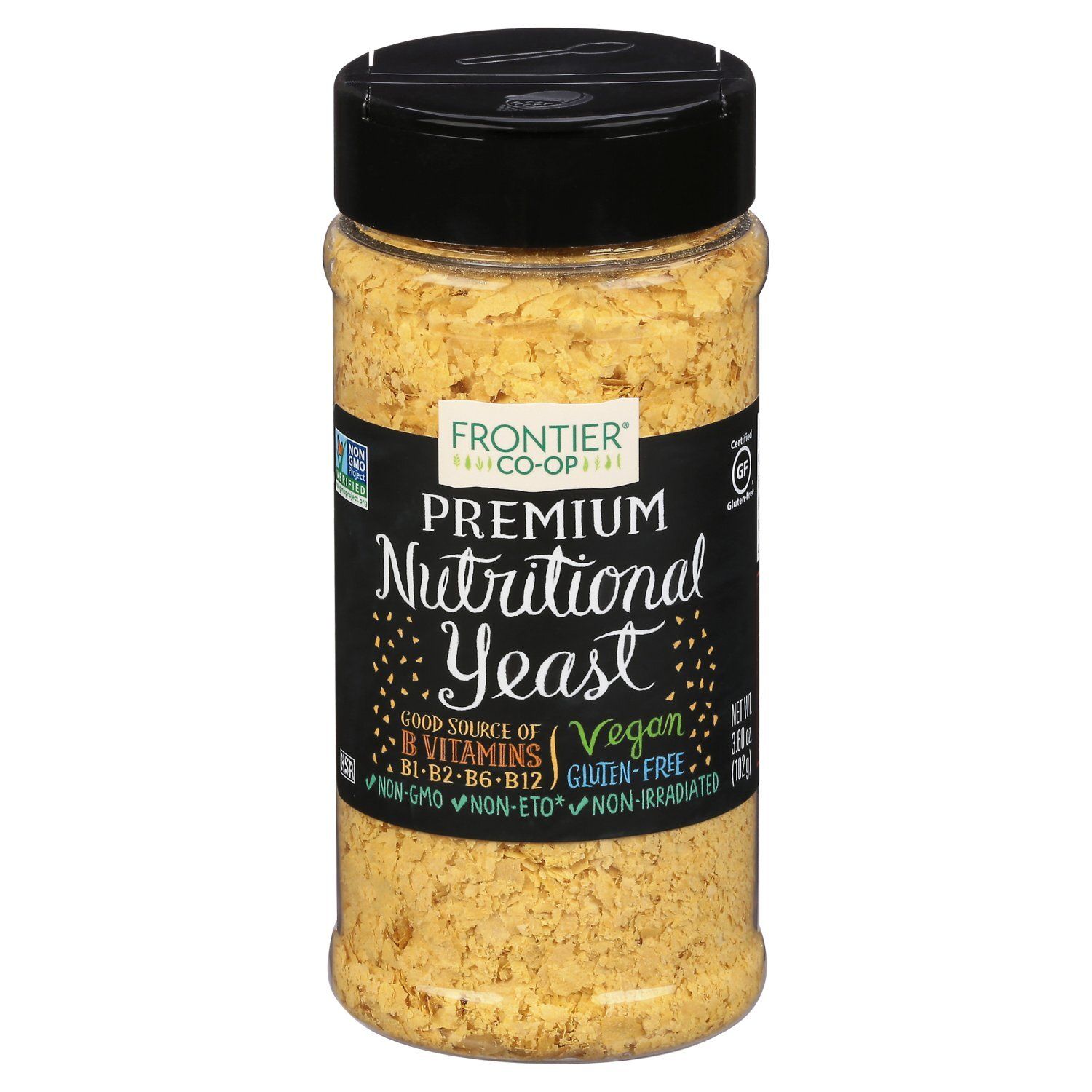 FRONTIER CO-OP Premium Nutritional Yeast, 3.60 oz