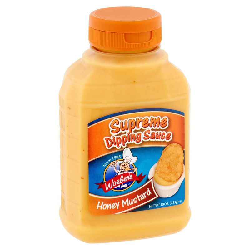 Woeber's Supreme Honey Mustard Dipping Sauce, 10 oz
