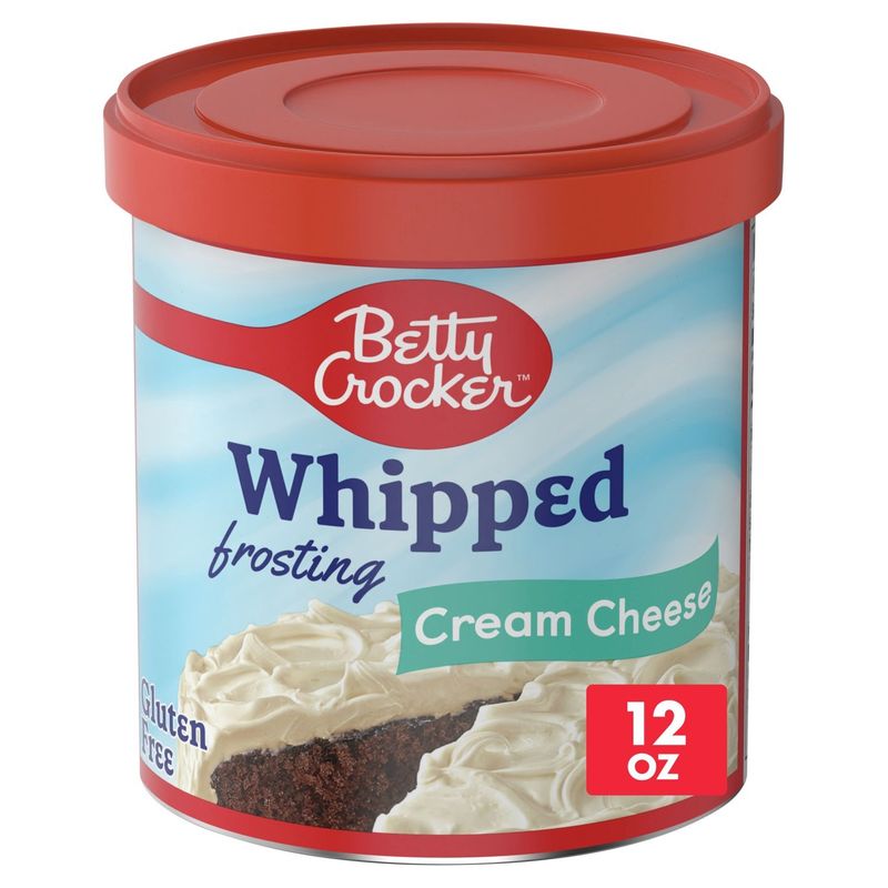 Betty Crocker Cream Cheese Whipped Frosting, 12 oz