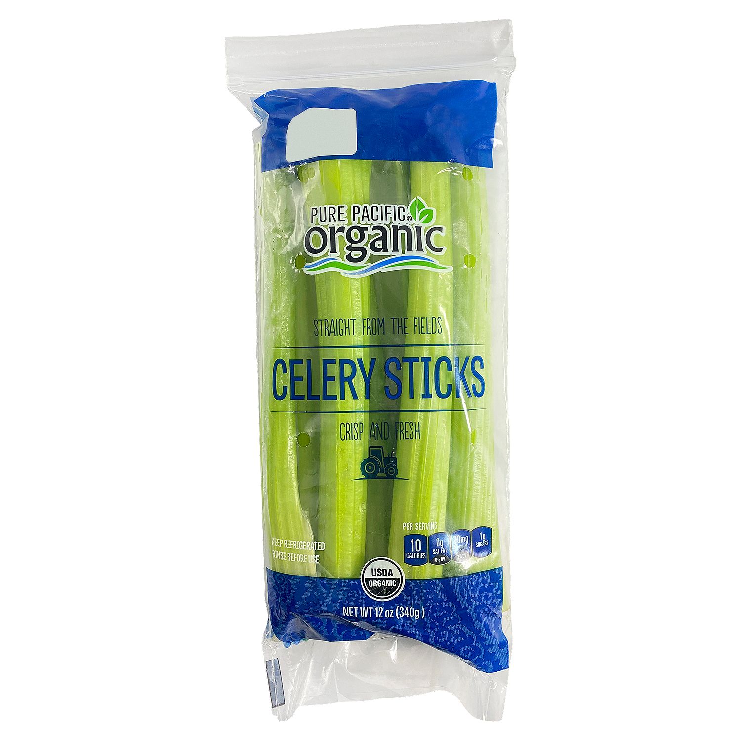 Pure Pacific Organic Celery Sticks, 12 oz bag