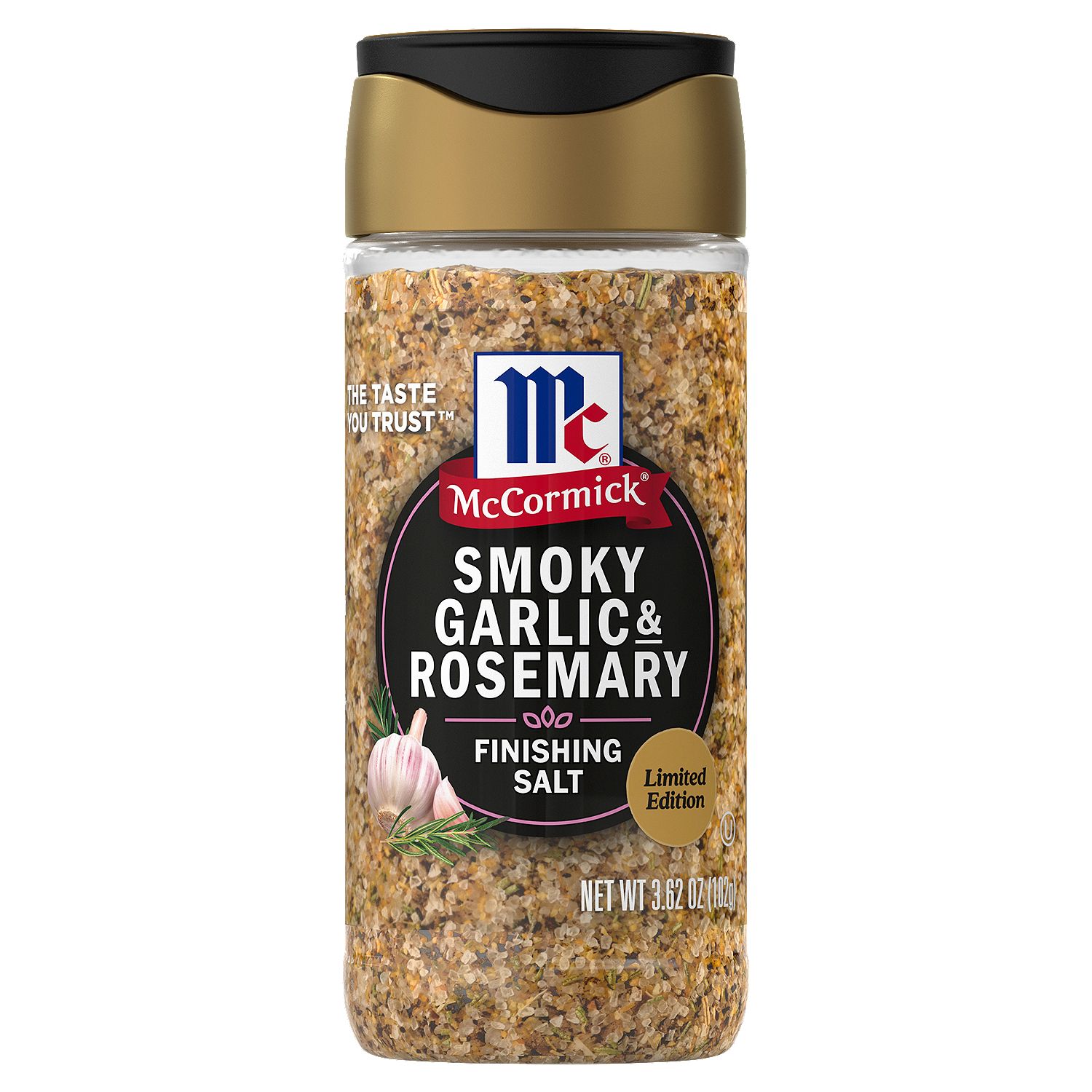 McCormick Smoky Garlic &amp; Rosemary Finishing Salt Limited Edition, 3.62 oz