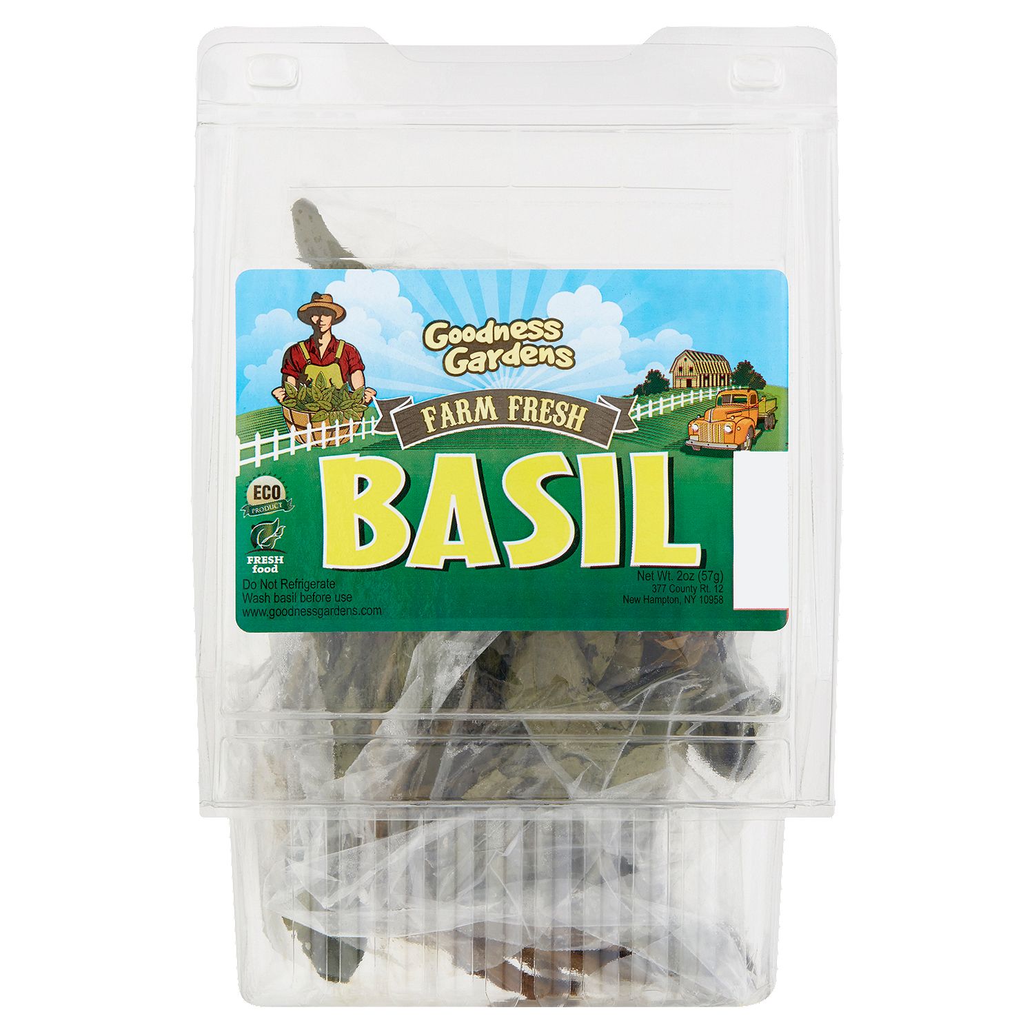 Goodness Gardens Farm Fresh Basil, 2 oz