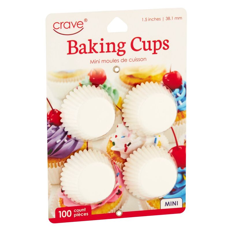 Crave Mini Baking Cups, 100 count