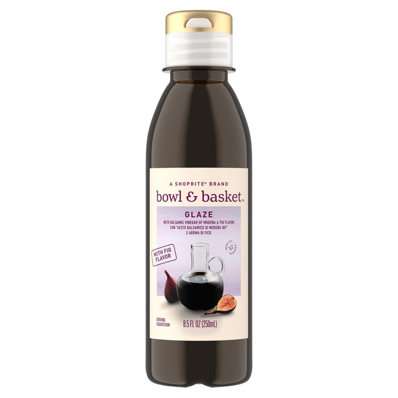 Bowl &amp; Basket Glaze with Balsamic Vinegar of Modena &amp; Fig Flavor, 8.5 fl oz