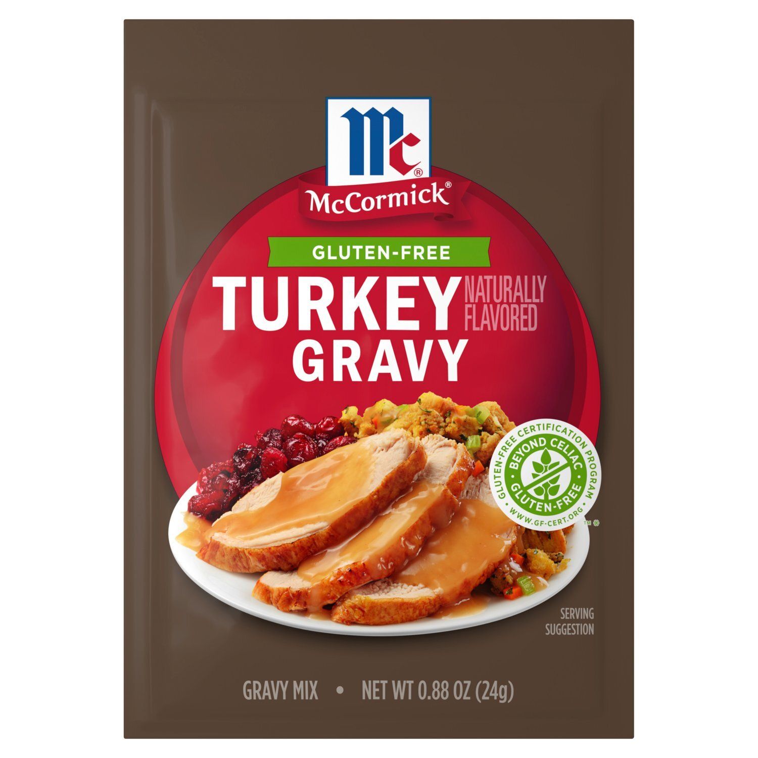 McCormick Gluten Free Turkey Gravy Mix, 0.88 oz