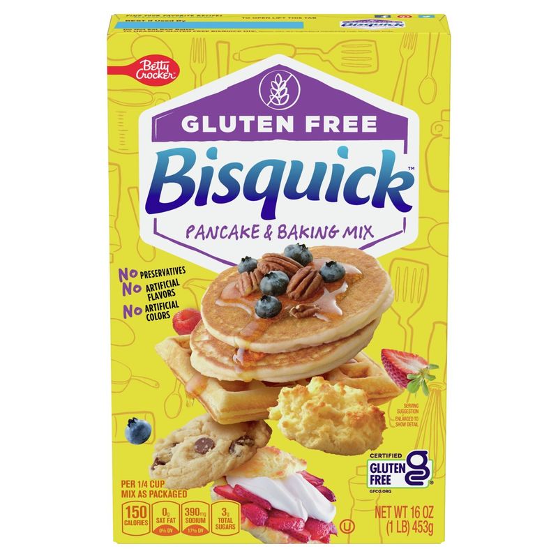 Betty Crocker Bisquick Gluten Free Pancake &amp; Baking Mix, 16 oz