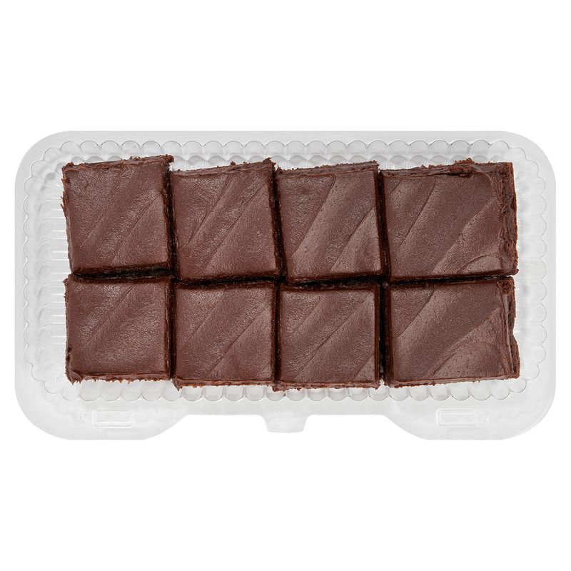 8 Pack Fudge Iced Brownies