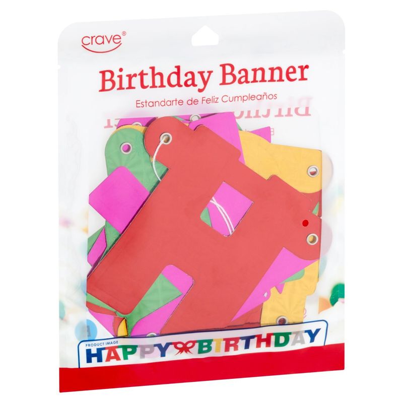 Crave Happy Birthday Banner