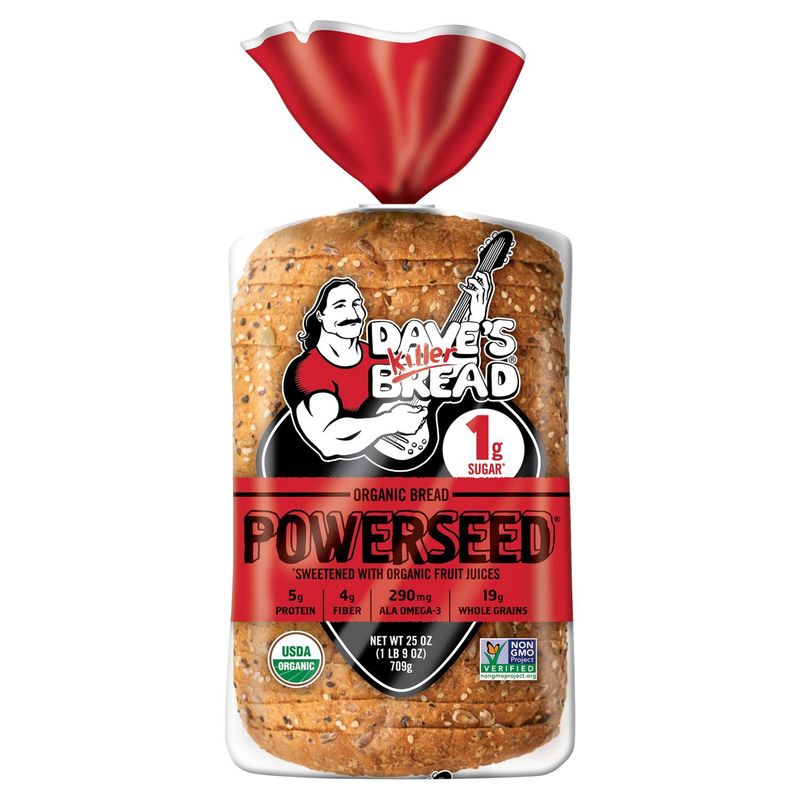 Dave's Killer Bread Powerseed Organic Bread, 25 oz