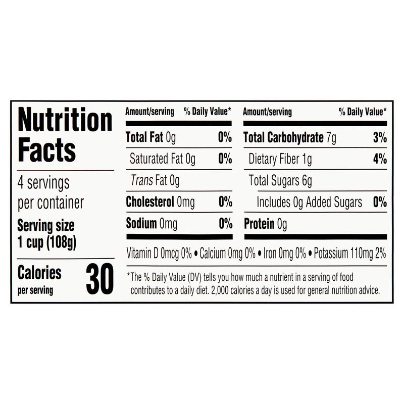 Bowl &amp; Basket No Sugar Added Yellow Cling Diced Peaches in Water, 3.8 oz, 4 count