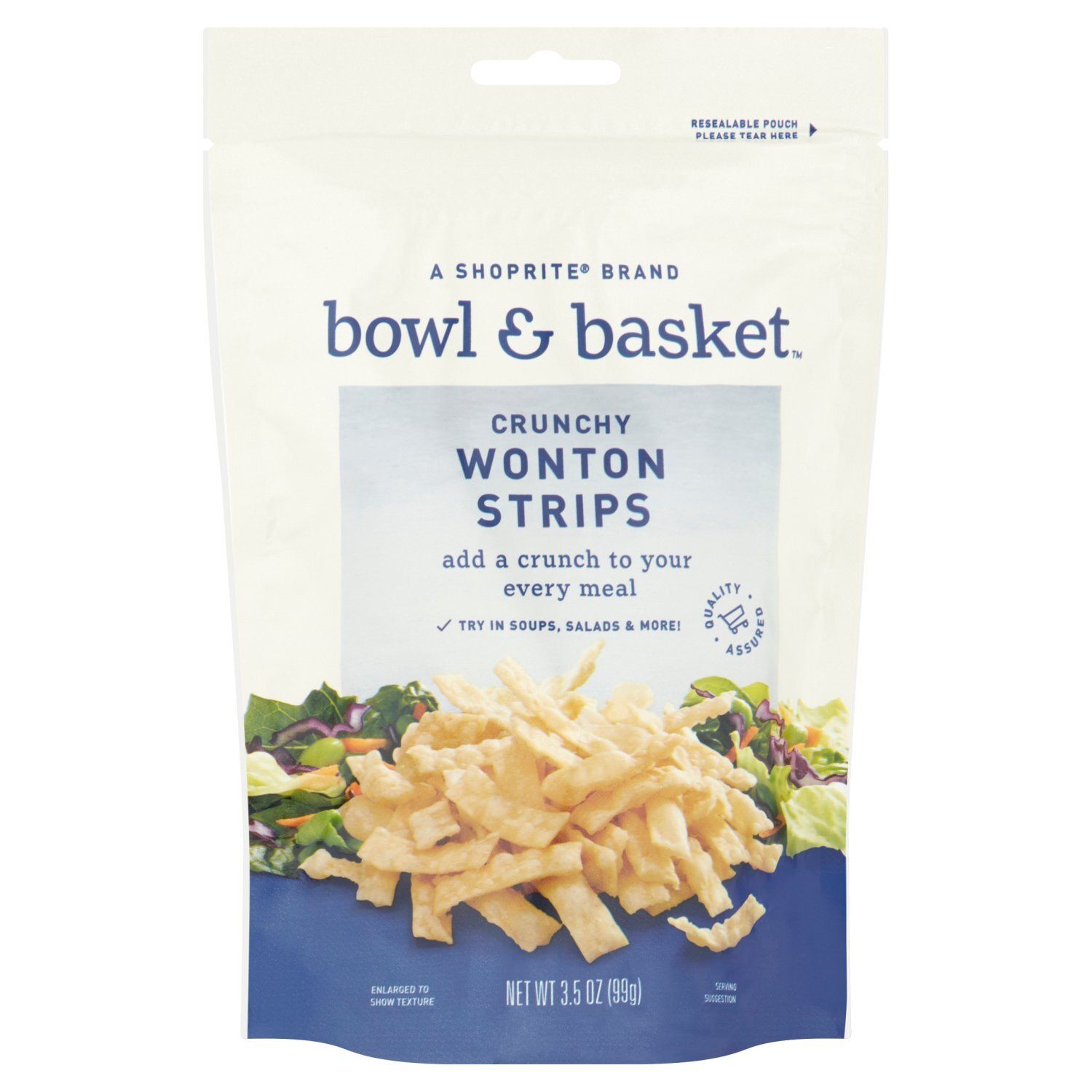 Bowl &amp; Basket Crunchy Wonton Strips, 3.5 oz