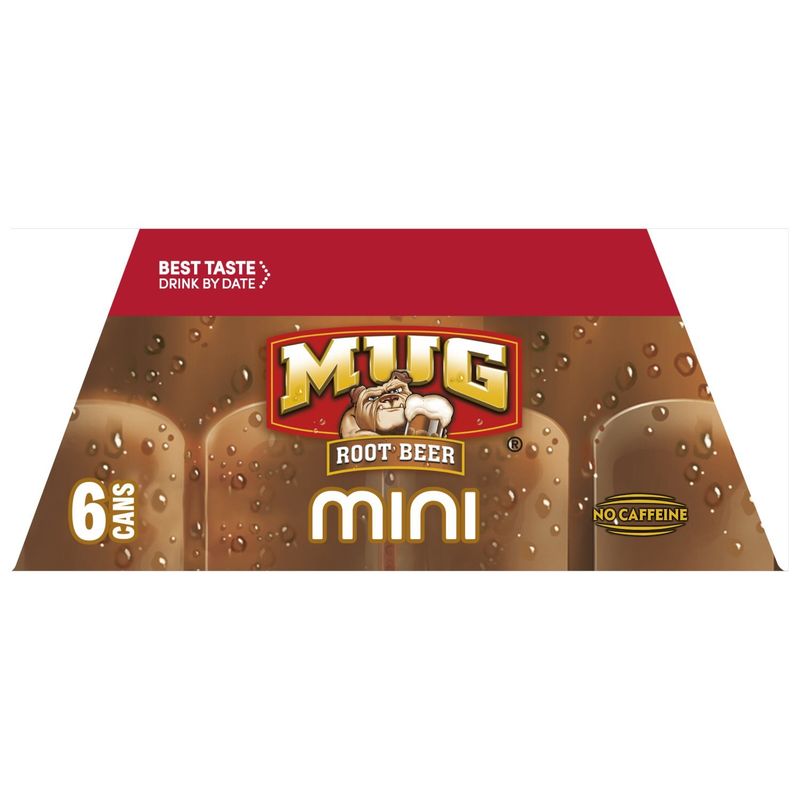Mug Mini Soda Root Beer 7.5 Fl Oz, 6 Count