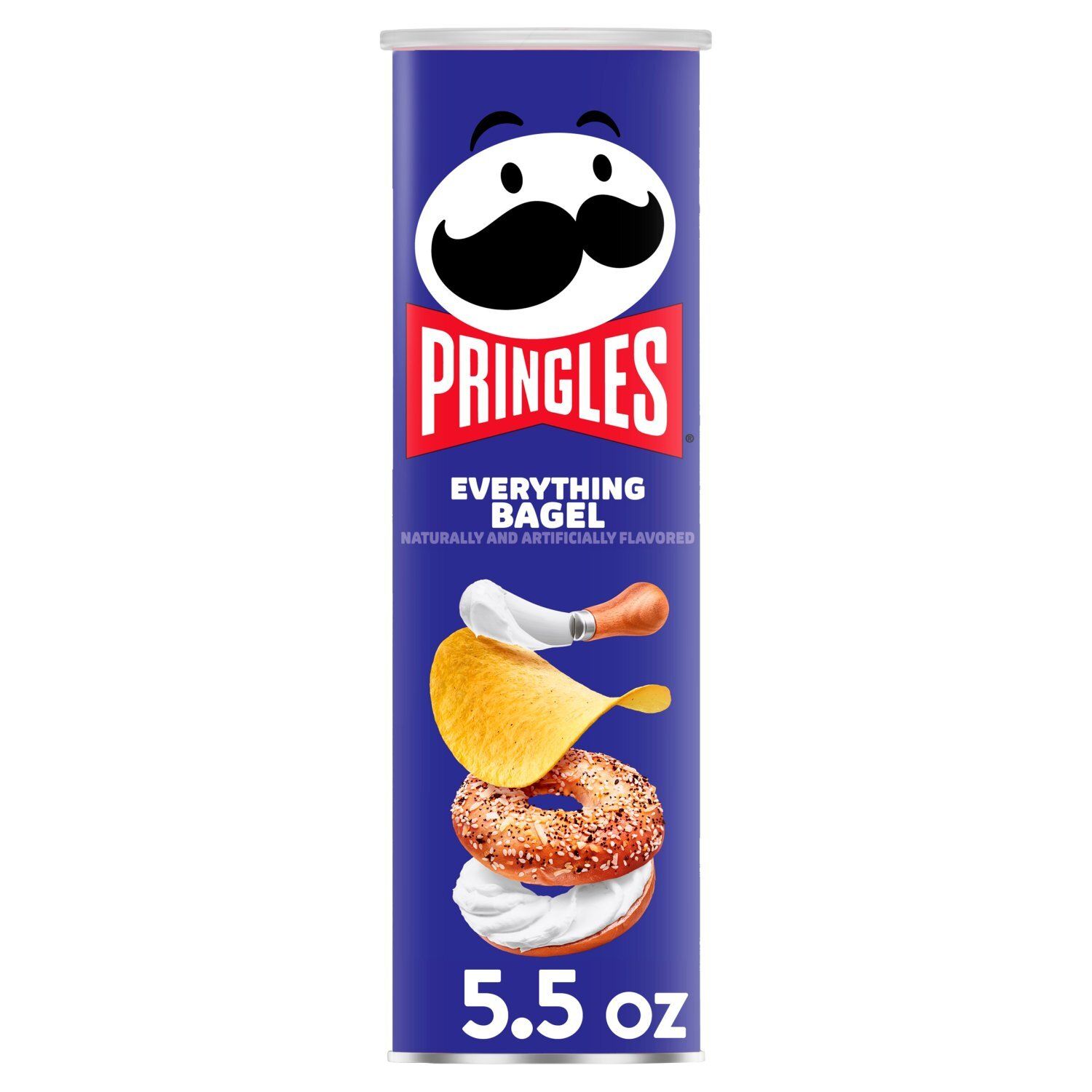 Pringles Everything Bagel Potato Crisps, 5.5 oz