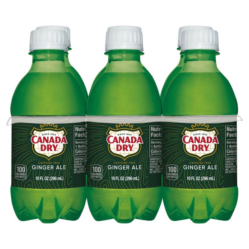 Canada Dry Ginger Ale, 10 fl oz, 6 count
