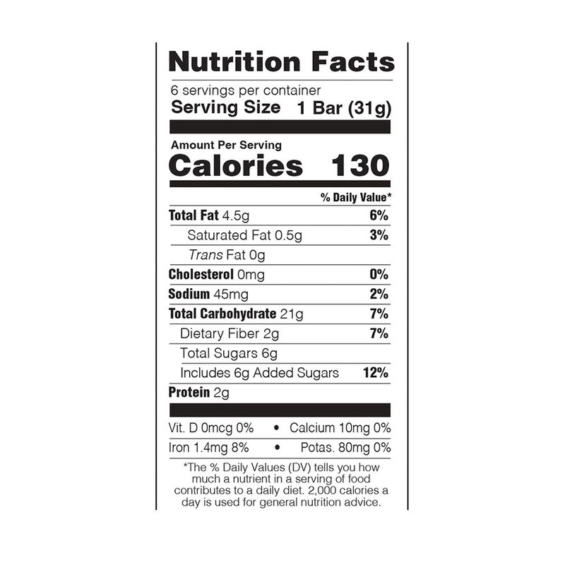 Junkless Double Chocolate Chewy Granola Bars, 1.1 oz, 6 count