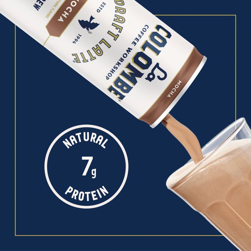 La Colombe Coffee Workshop Mocha Cold Brew with Milk Frothy &amp; Creamy Draft Latte, 11 fl oz