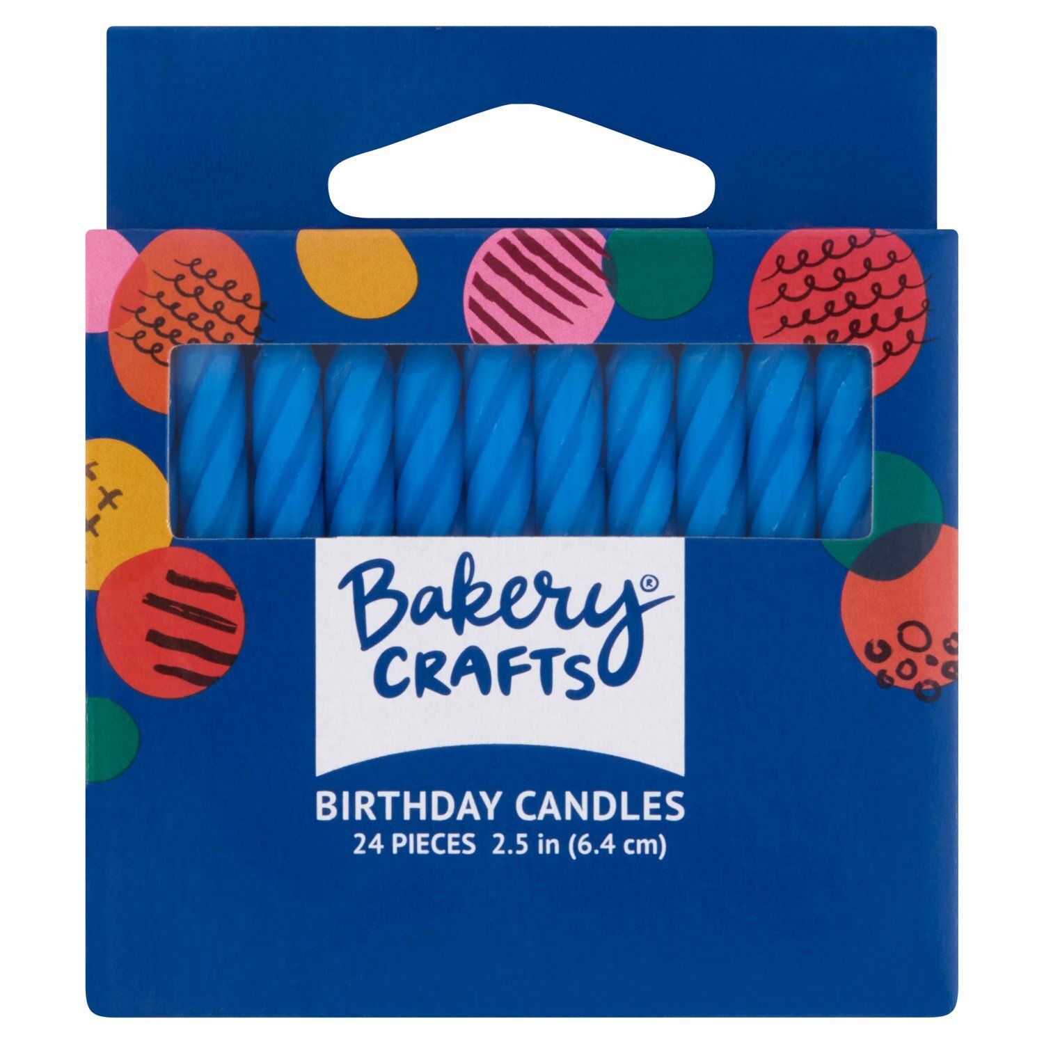 Bakery Crafts 2.5 in Birthday Candles, 24 count