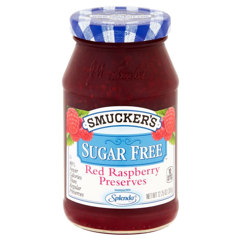Smucker's Sugar Free Red Raspberry Preserves, 12.75 oz