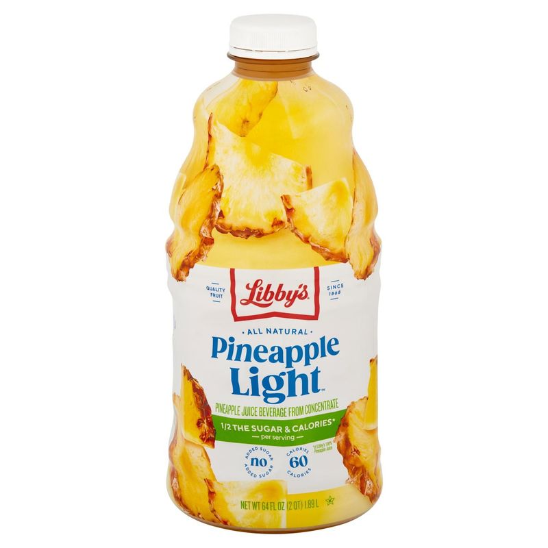 Libby's All Natural Pineapple Light Juice, 64 fl oz