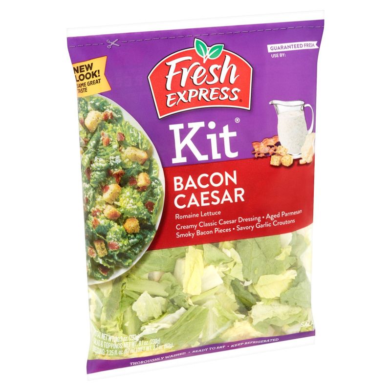 Fresh Express Kit Bacon Caesar Salad, 10.3 oz
