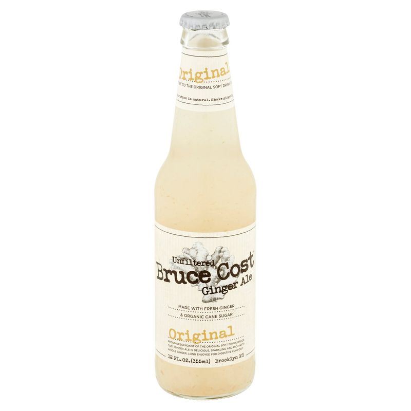 Bruce Cost Original Unfiltered Ginger Ale, 12 fl oz