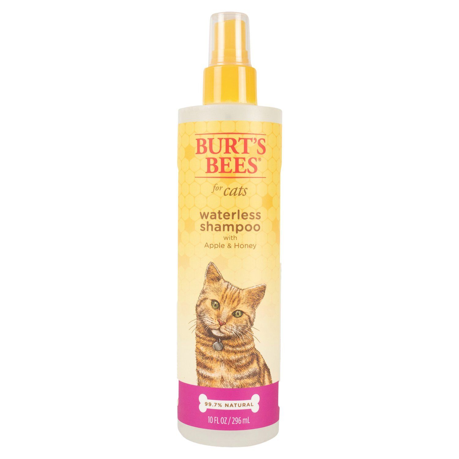 Burt's Bees Waterless Shampoo with Apple &amp; Honey for Cats, 10 fl oz