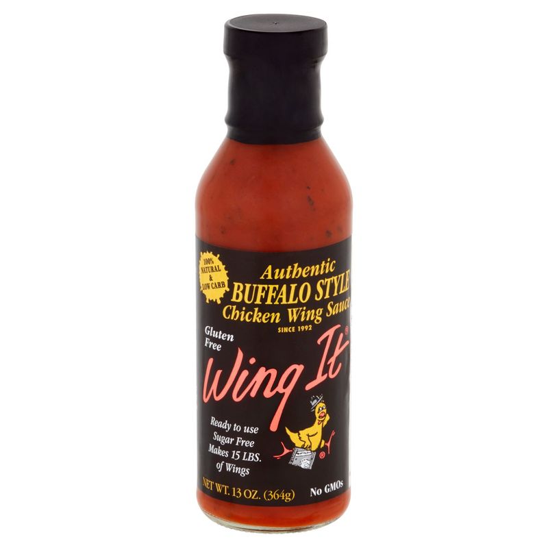 Wing It Authentic Buffalo Style Chicken Wing Sauce, 13 oz