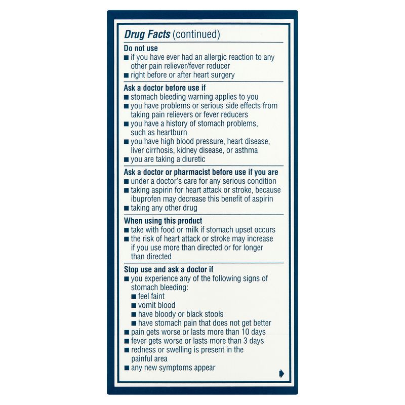Advil Ibuprofen Coated Tablets, 200 mg, 100 count