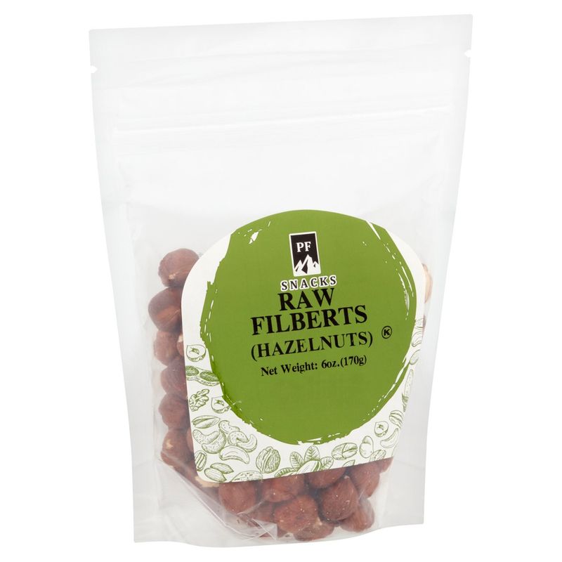 PF Snacks Raw Filberts Hazelnuts, 6 oz